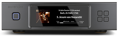 Сетевой аудио сервер/плеер Aurender N200 BLACK 4Tb SSD