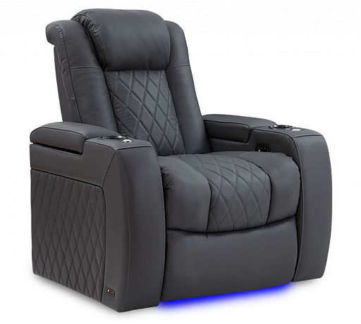 Моторизованное кинотеатральное кресло-реклайнер 7Seats Diamond Optima Edition black (ткань)