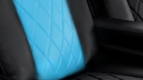 Комплект из 5-ти моторизированных кресел-реклайнеров 7Seats Forza Comfort Edition (6 подлокотников) кожа/пвх