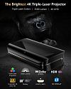Комплект ультракороткофокусный лазерный 4K проектор AWOL Vision LTV-3500 Pro + в комплекте 100" ALR экран Black Code UST 0.5