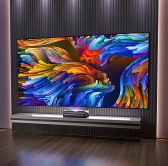 Комплект ультракороткофокусный лазерный 4K проектор AWOL Vision LTV-3500 Pro + в комплекте 100