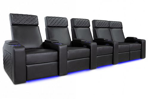 Комплект из 5-ти моторизированных кресел-реклайнеров 7Seats Forza Comfort Edition (Loveseat Right) кожа/пвх