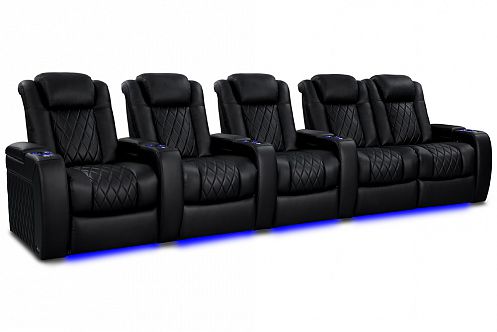 Комплект из 5-ти моторизированных кресел-реклайнерв Global Seats Diamond Comfort Edition (Loveseat Right) кожа/пвх