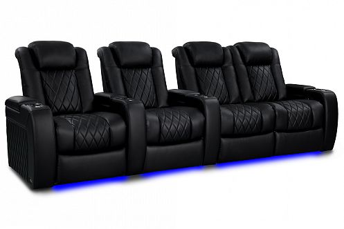 Комплект из 4-х моторизированных кресел-реклайнерв Global Seats Diamond Comfort Edition (Loveseat Right) кожа/пвх