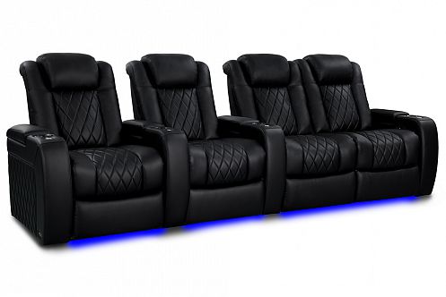 Комплект из 4-х моторизированных кресел-реклайнерв 7Seats Diamond Comfort Edition (Loveseat Right) кожа/пвх