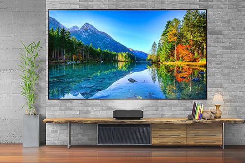 Лазерный ультракороткофокусный проектор Epson EH-LS800B (EU) в комплекте с ALR экраном 100" Black Code UST 0.8
