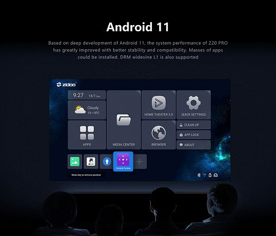 Медиаплеер Zidoo Z20 PRO (Android 11)
