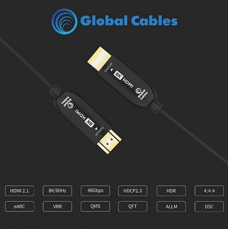 Оптический HDMI кабель Global Cables P4000-30 8K 30 м