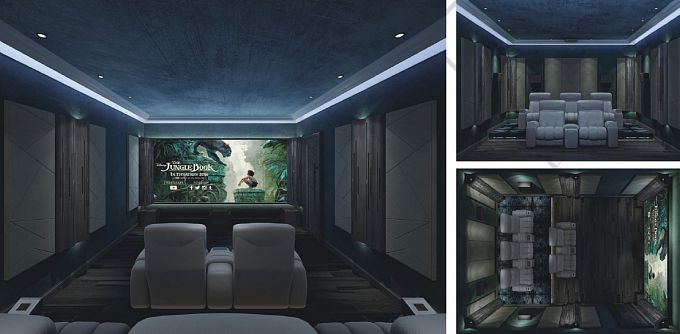 Гибридная настенная акустическая панель Soundbox ARC300 1800/300