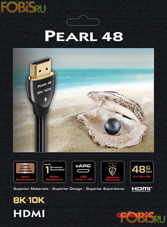 HDMI-HDMI  кабель AudioQuest HDMI Pearl 48G 0.6м