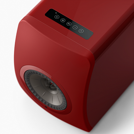 Активная полочная акустика KEF LS50 Wireless II Crimson Red (пара)