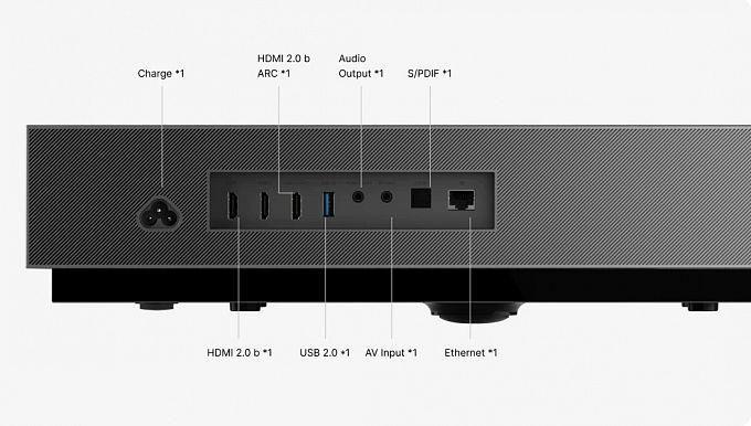 Комплект из ультракороткофокусного лазерного 4K проектора Formovie 4K Cinema (Android TV 9.0) + 120" ALR экрана Black Code UST 0.8