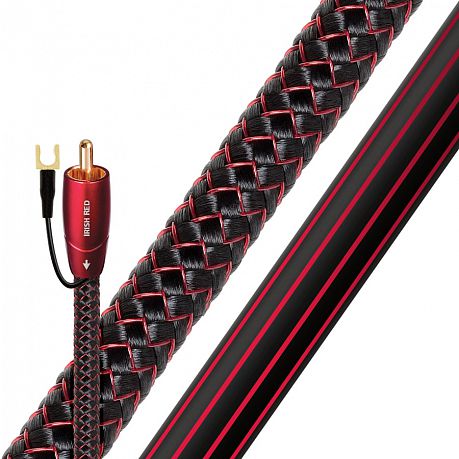RCA-RCA сабвуферный кабель AudioQuest Irish Red 2.0 м braid