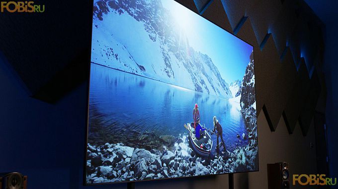 Экран на раме с LED подсветкой Elunevision Aurora 8K Ultra Short Throw ALR EV-ZLUST-100-8K 125*221 (из ДЕМО)