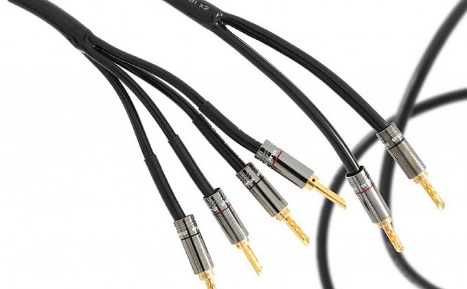 Пара акустических кабелей Atlas Hyper Bi-Wire 2-4  2.0 м (Transpose Z plug Silver)
