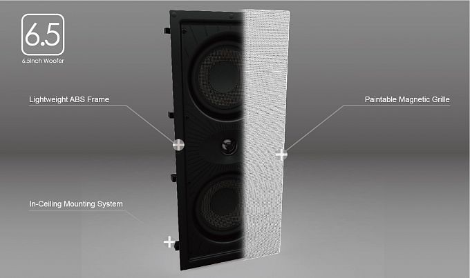 Встраиваемая в стены акустика Aperion Audio Clearus 6LCR