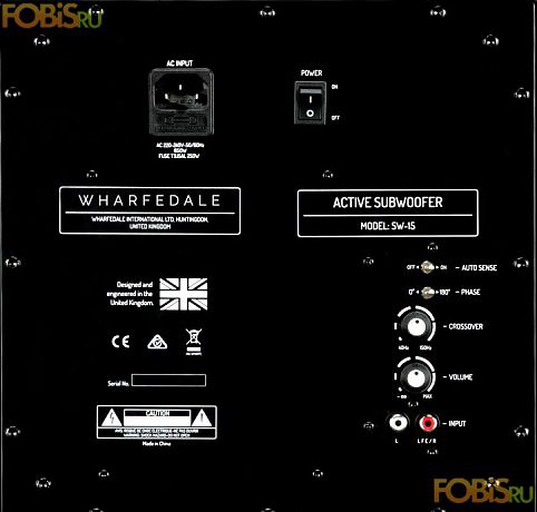 Активный сабвуфер Wharfedale SW-15 Black Wood (из Шоу-Рума)