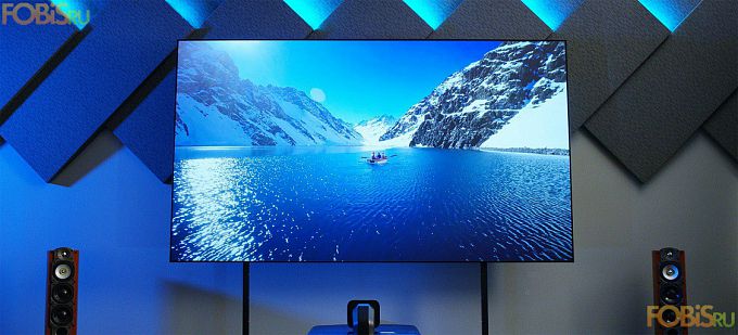 Экран на раме с LED подсветкой Elunevision Aurora 8K Ultra Short Throw ALR EV-ZLUST-100-8K 125*221 (из ДЕМО)