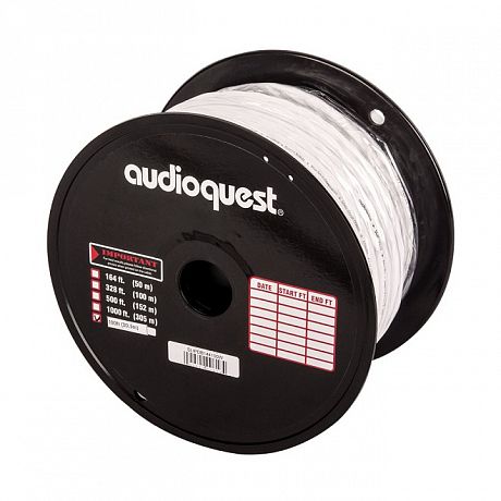 Акустический кабель AudioQuest SLIP-DB 14/2 WHITE 152 м (катушка)