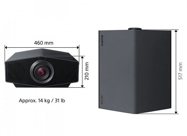 Лазерный 4K проектор Sony VPL-XW7000ES black