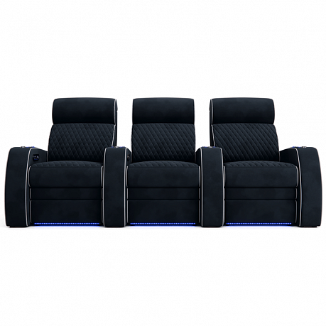 Комплект из 3-x моторизованных кресел 7Seats Bordo Comfort Edition (4 подлокотника) ткань