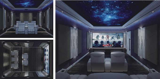 Гибридная настенная акустическая панель Soundbox ARC300 1800/300