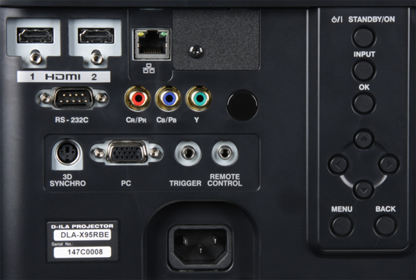 Проектор JVC DLA-X95RBE, интерфейсы Проектор JVC DLA-X95RBE, интерфейсы