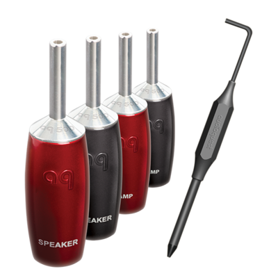 Набор коннекторов AudioQuest SureGrip 507 Banana Silver (4 шт)
