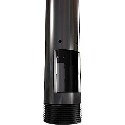Фиксированная потолочная штанга Wize E1 Black 30 см