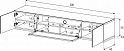 Тумба Sonorous ST 200P BLK BLK BS