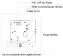 ALR экран встраиваемый в потолок с системой натяжения Global Screens Intelligent HomeScreen ICL2-140 174*310 Black Code 4K