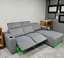 3-х местный диван-реклайнер 7Seats Gravity Comfort Edition (ткань) SALE из шоу-рума