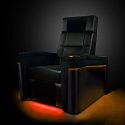 Комплект из 3-x моторизованных кресел 7Seats Lambro GT Carbon (2 подлокотника) Alcantara