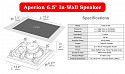 Встраиваемая в стены акустика Aperion Audio Clearus 6W