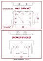 Настенно-потолочное крепление для сурраунд и Atmos каналов Aperion Audio Stealth Mounting Kit (пара)