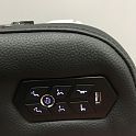 Комплект из 2-x моторизованных кресел реклайнеров 7Seats Diamond Console Comfort Edition Black (кожа/пвх) SALE из шоу-рума