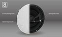 Встраиваемая в потолок акустика Aperion Audio Clearus 8C Angled