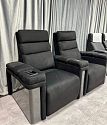 Комплект из 2-x моторизованных кресел 7Seats Lambro GT Carbon (3 подлокотника) Alcantara