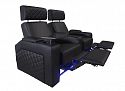 Комплект из 3-х моторизированных кресел-реклайнеров 7Seats Forza (Loveseat Right) кожа/пвх
