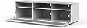 Тумба Sonorous 16050F GLASS WHITE