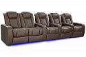 Комплект из 5-ти моторизированных кресел-реклайнерв 7Seats Diamond Brown Sugar (Loveseat Left) кожа/пвх