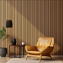 Реечная акустическая панель Soundbox PET Slat Panel (1 кв.м)