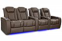Комплект из 4-х моторизированных кресел-реклайнерв 7Seats Diamond Brown Sugar (Loveseat Left) кожа/пвх