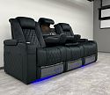 Комплект из 2-x моторизованных кресел 7Seats Diamond Console Base Edition black (ткань)