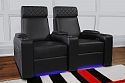 Комплект из 3-х моторизированных кресел-реклайнеров 7Seats Forza (4 подлокотника) 100% кожа