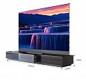 Моторизованная тумба с экраном для ультракороткофокусных лазерных проекторов Intelligent Invisible Cabinet-150 Black