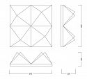 Рассеивающае акустическае панелли Soundbox Pyramid (комплект из 6-ти штук)