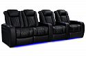 Комплект из 4-х моторизированных кресел-реклайнерв 7Seats Diamond (Loveseat Left) кожа/пвх
