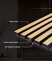 Реечная акустическая панель Soundbox PET Slat Panel (1 кв.м)