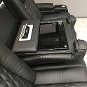 Комплект из 2-x моторизованных кресел реклайнеров 7Seats Diamond Console Comfort Edition (кожа/пвх) SALE из шоу-рума